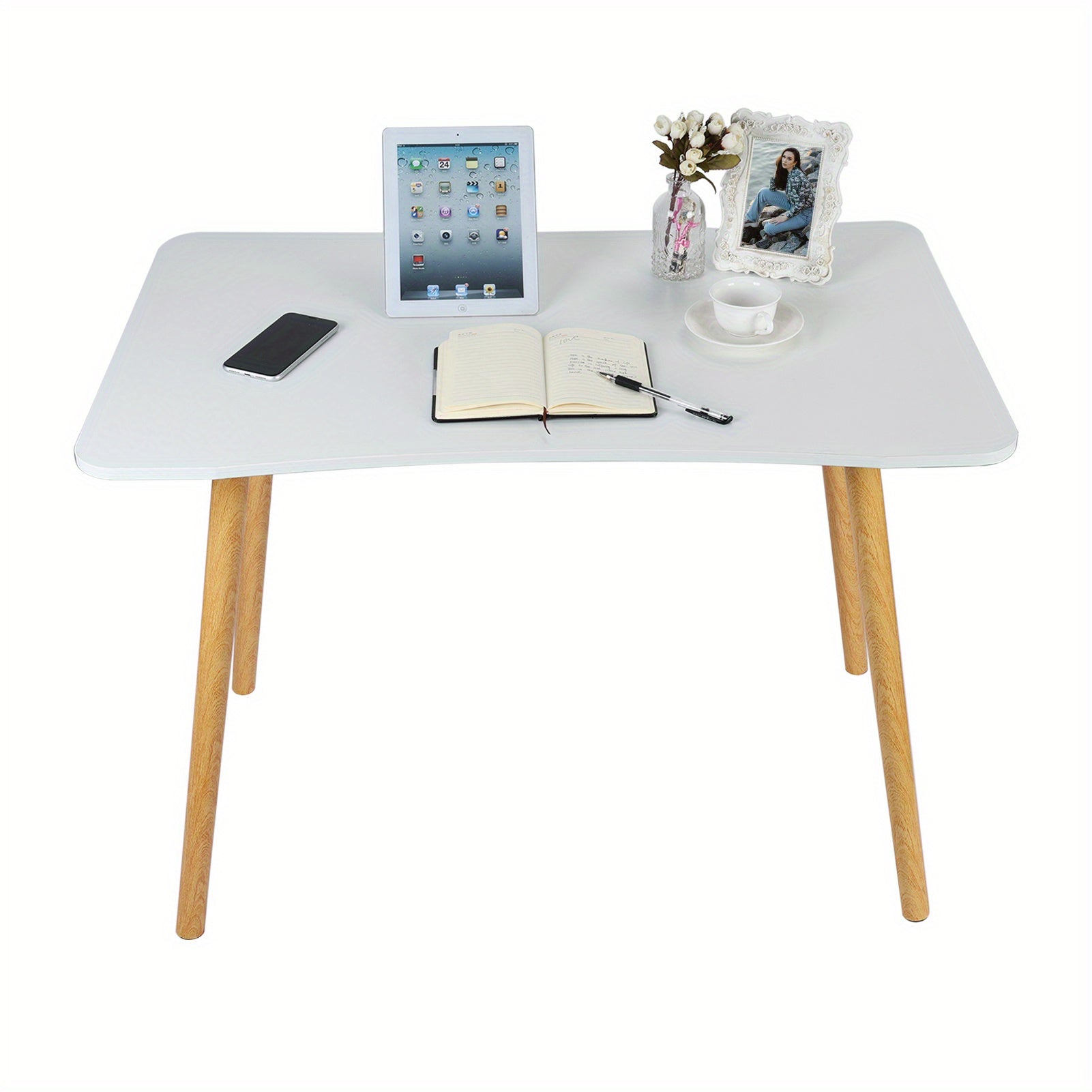 1pc Extra Long Computer Desk - Large Home Office Desk, Study Desk, Writing Table with Spacious 39.37\