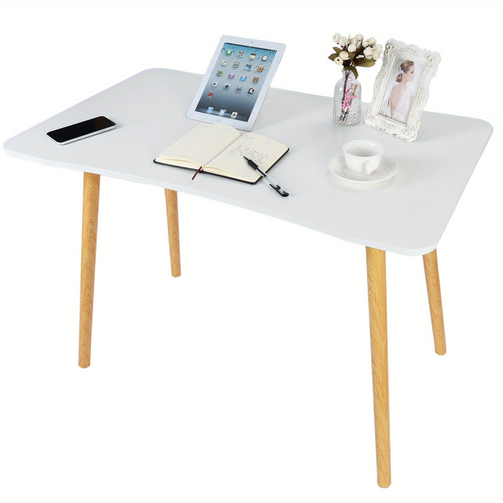 1pc Extra Long Computer Desk - Large Home Office Desk, Study Desk, Writing Table with Spacious 39.37\