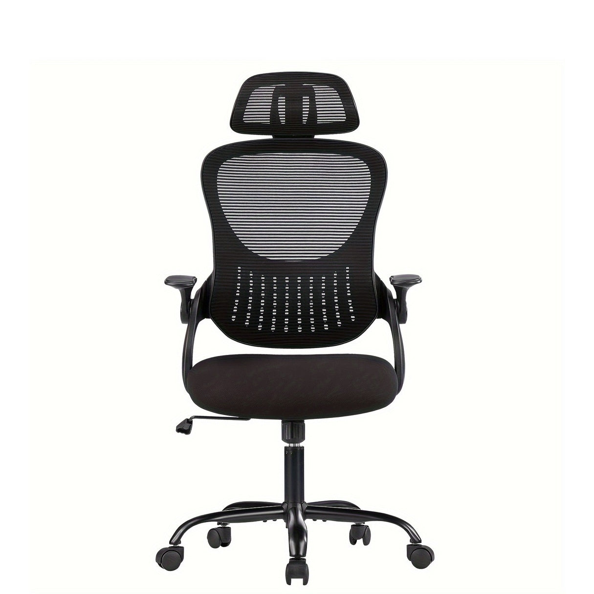 Gaming Chair, Office Chair, Breathable Mesh Design, Equipped With Wheels, Armrests, And Fixed Head Cushions, Lumbar Support To Protect The Lumbar Spine